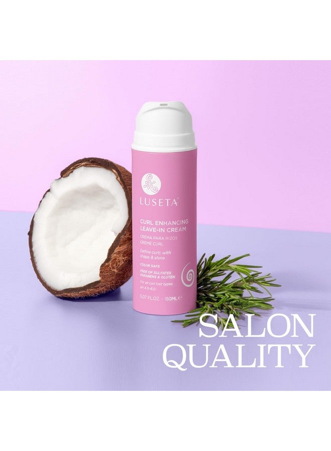 L LUSETA Luseta Curl Defining Cream Enhances Waves And Curls Hydrating And Moisturizing Leave In Cream For Curly Hair Frizz Control Add Shine Sulfate Free 5.07 Oz - Image 2