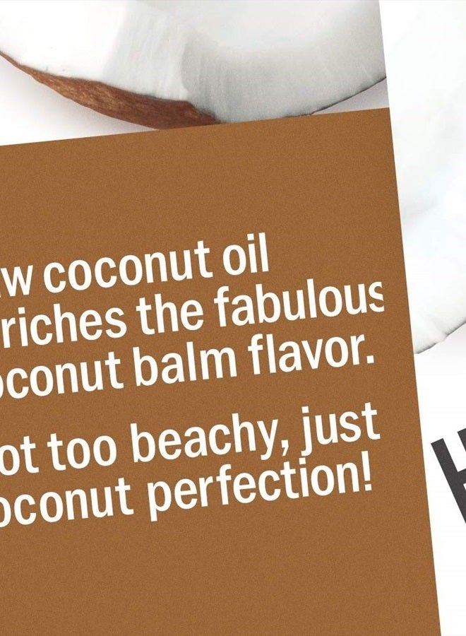 Hurraw! Coconut Lip Balm, 3 Pack: Organic, Certified Vegan, Cruelty and Gluten Free. Non-GMO, 100% Natural Ingredients. Bee, Shea, Soy and Palm Free. Made in USA - Image 3