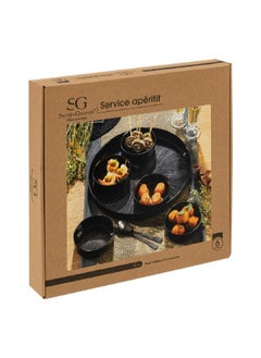 LOFT APPETIZER,SET,D34XH5CMS,BLACK,GLASS-194161A  - Image 4