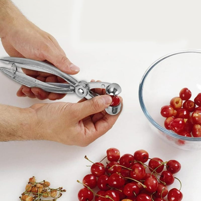 ABOOFAN Stainless Steel Cherry Pitter and Olive Pitter Tool, Sturdy Fruit Pit Remover for Cherries, Dates, Olives and Jujubes, Kitchen Corer for Home and Cooking Use - Image 5