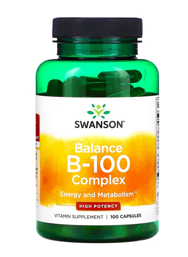 سوانسون مركب التوازن ب -100 ، عالي الفعالية ، 100 كبسولة