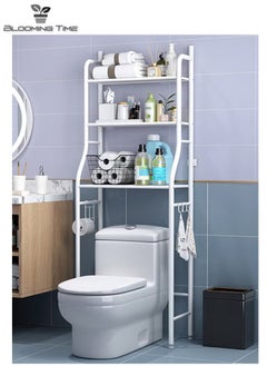BLOOMING TIME Storage Rack Above The Toilet Has A Large Capacity, Saves Space, And Is Simple To Install  - Image 5