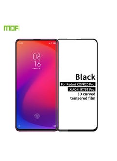 MOFI Screen Protector MOFI 9H 3D Explosion-proof Curved Screen Tempered Glass Film for Xiaomi Redmi K20 / K20 Pro / Mi 9T / Mi 9T Pro （Black） 