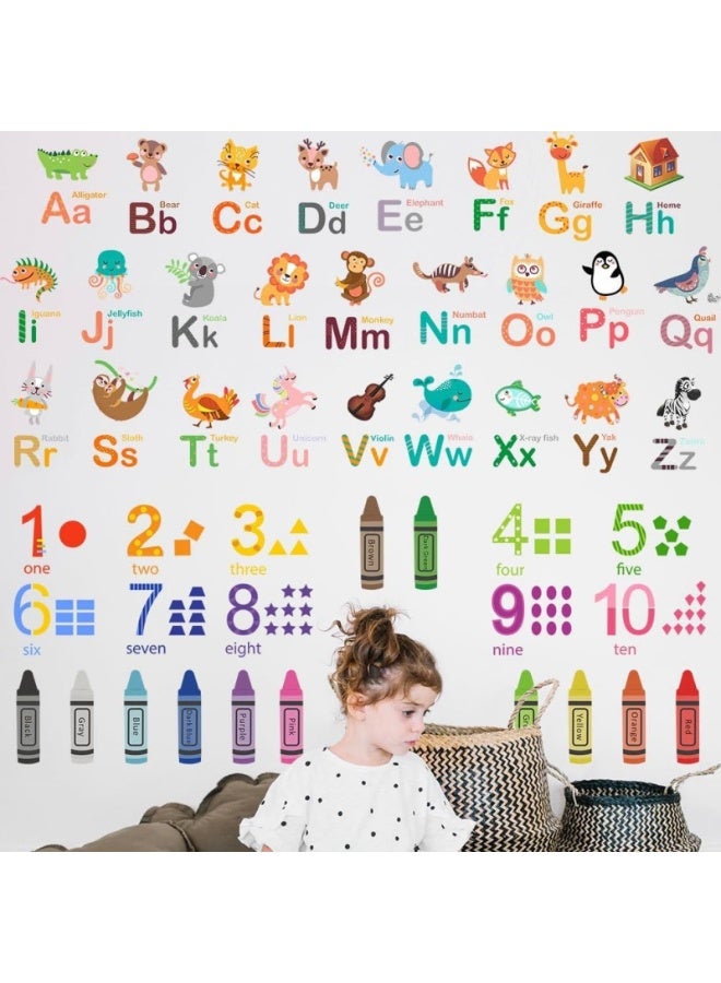 Bluejw Wall Stickers Cartoon Letters Hunting Animal Stickers Decoration For Kid's Room 3D Wall Decals Diy Wall Decoration - Image 3