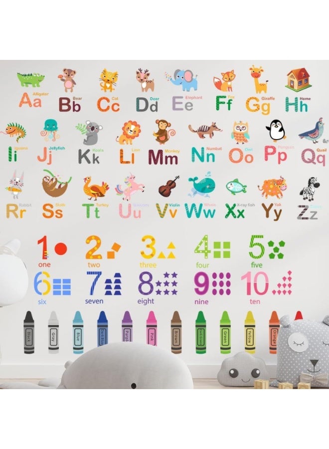 Bluejw Wall Stickers Cartoon Letters Hunting Animal Stickers Decoration For Kid's Room 3D Wall Decals Diy Wall Decoration - Image 1