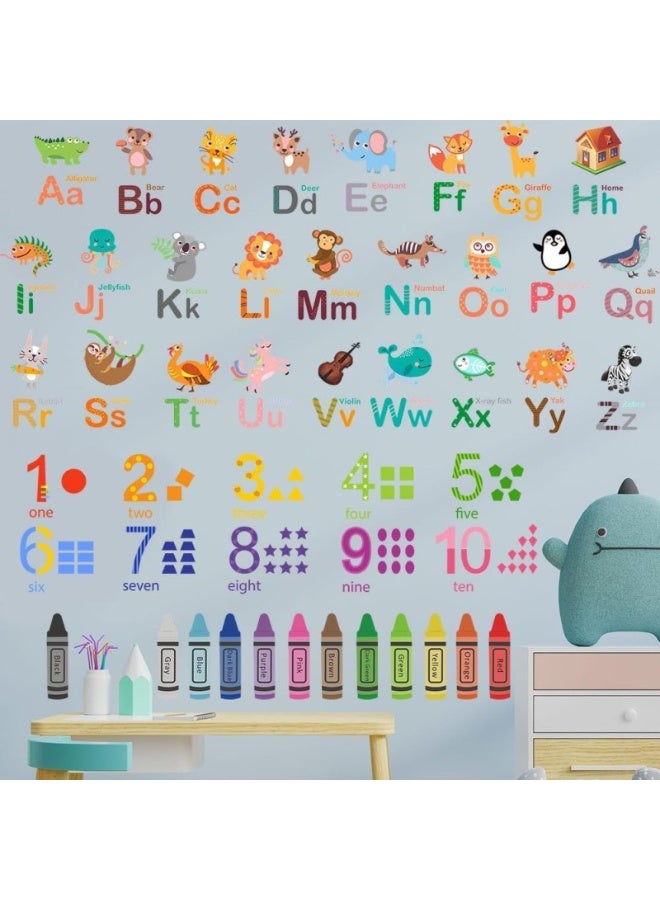 Bluejw Wall Stickers Cartoon Letters Hunting Animal Stickers Decoration For Kid's Room 3D Wall Decals Diy Wall Decoration - Image 2