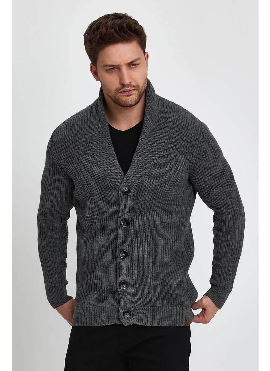 الكسندر جاردي Buttoned Selanik Knitted Cardigan (E23-6705)