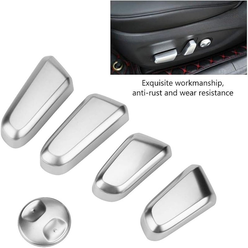 Kia KX5 QL 2015 2018 ABS Silver Seat Trim Cover Adjustment Handle Decoration - Image 3