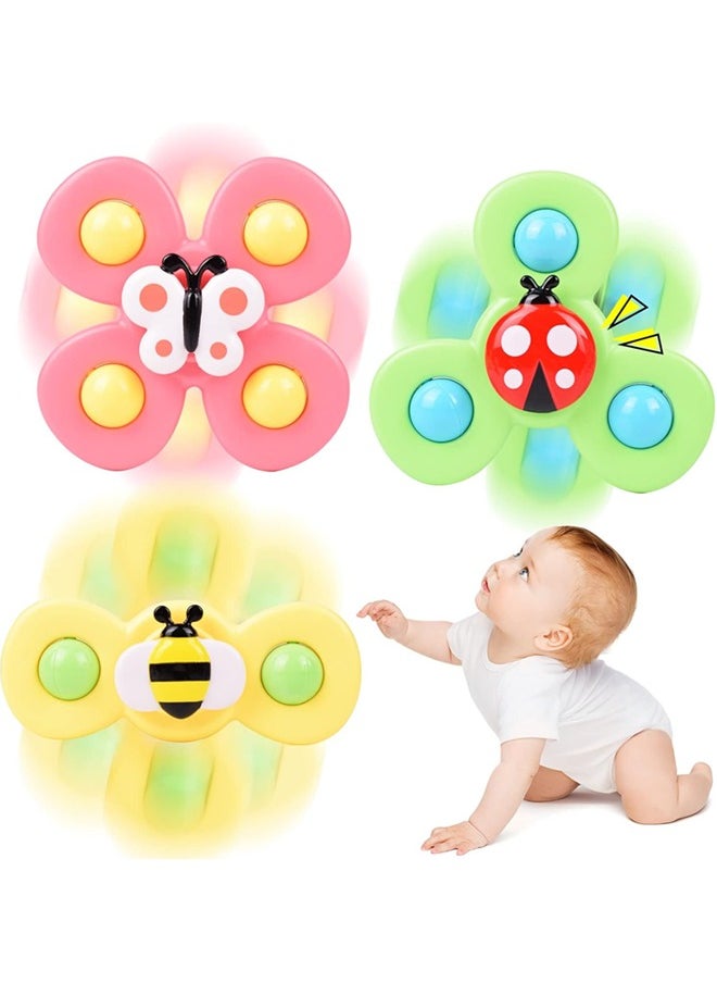 General Travel Toys for Toddlers: Suction Cup Spinner Toys for Boy Girl Birthday Gift - Sensory Spinning Baby Bath Toys  - Image 1