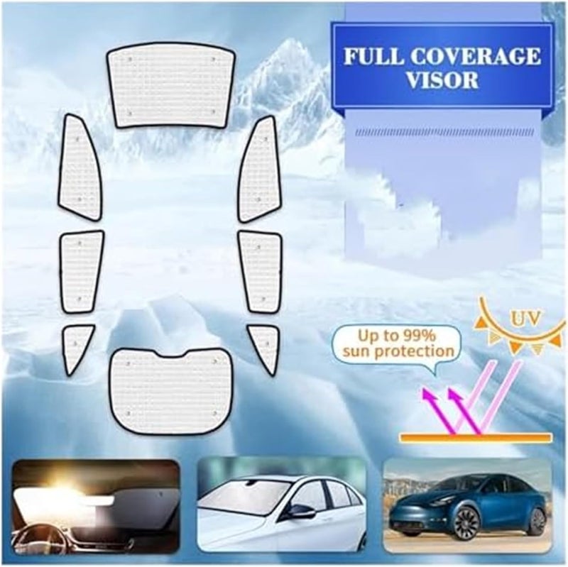 Yurefax Car Sun Shades for Tesla Model Y - Image 5