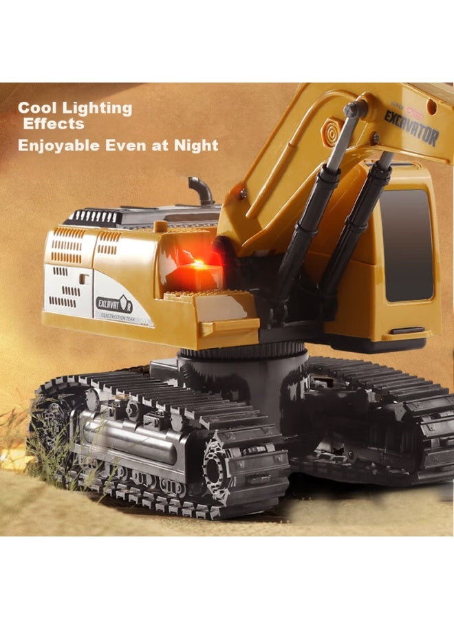 Sodeep Children's Day Birthday Gift Toy Boy Remote Control Engineering Alloy Excavator Electric Model Car - Image 2