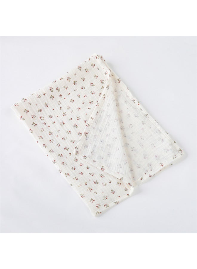 Baby Cotton Gauze Blanket Baby Photo Blanket Newborn Printed Bath Towel Bed Sheet Cover