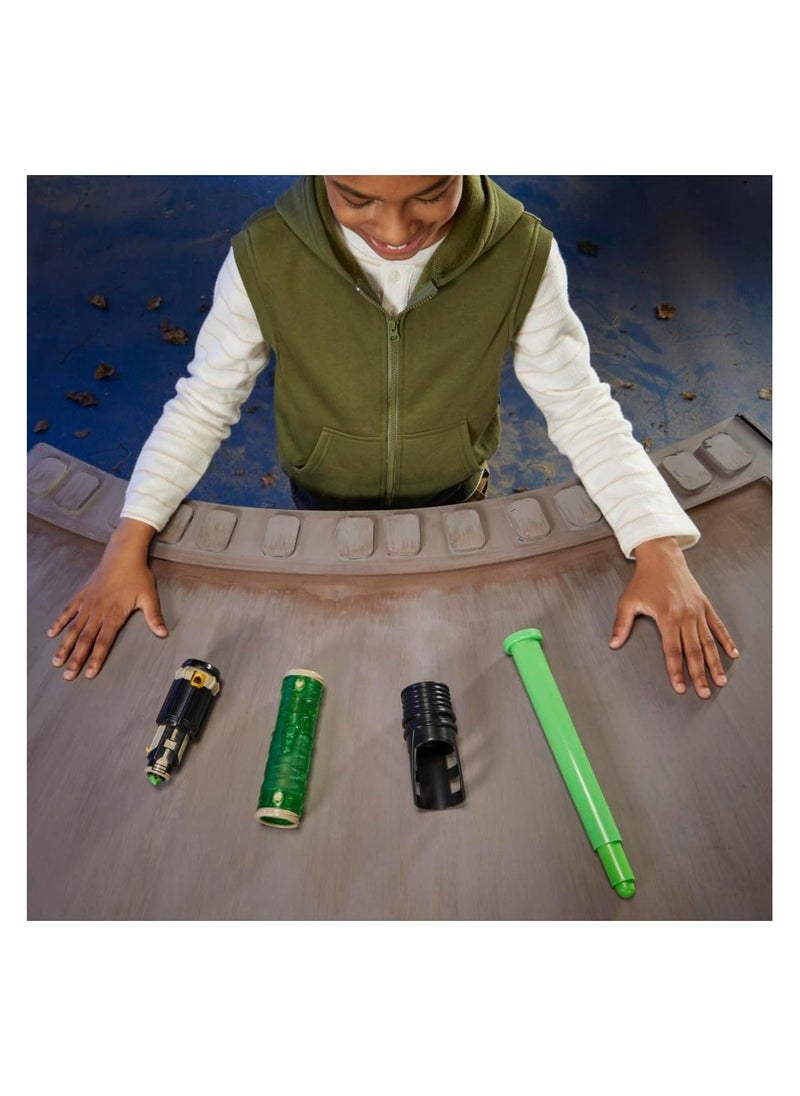 STAR WARS 1. Customizable Green Lightsaber | Kyber Core Luke Skywalker | Electronic Toy for Kids Ages 4+ | Fun Star Wars Role Play Lightsaber  - Image 5
