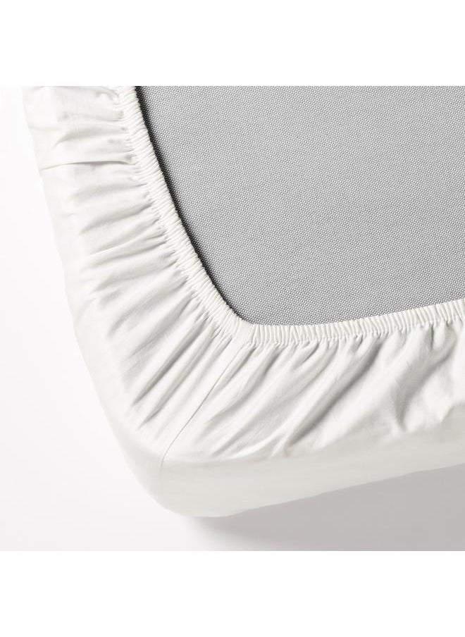 Generic Fitted sheet, white, 160x200 cm  - Image 4