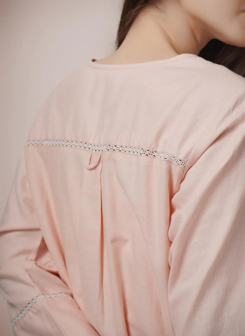 After Dark Louisa, Slip and Robe with Embroidery
