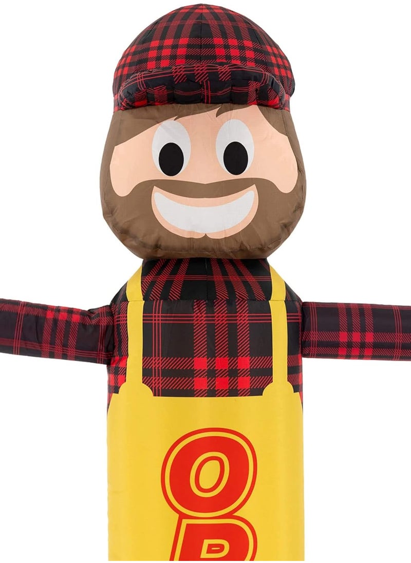 LookOurWay LookOurWay Air Wavers Inflatable Tube Man Set  6ft Open Air Waver with Air Dancer Blower  Inflatable Advertising Tube Guy with Waving Arm and Open Body  Outdoor Business Sign  - Image 4