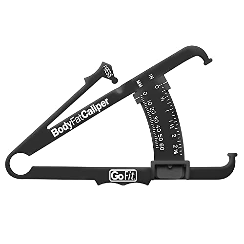 GoFit Accurate Body Fat Caliper - Charts and Instruction Manual,Black,GF-Cal - Image 3