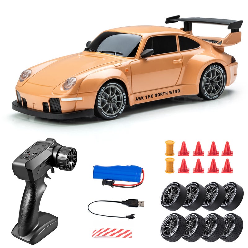 1:24 RC Remote Control Car 4WD High Speed Racing Car Toy for Boys Kids - Image 5