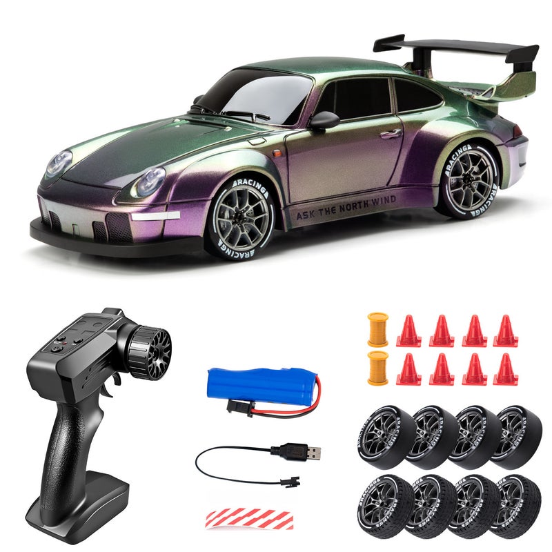 1:24 RC Remote Control Car 4WD High Speed Racing Car Toy for Boys Kids - Image 4