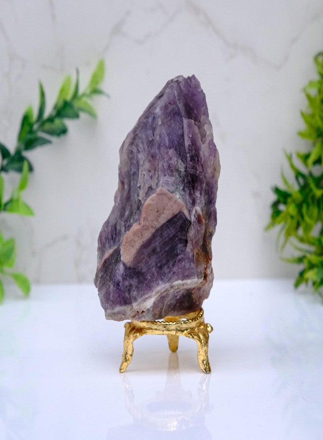 Pyramid Tatva Raw - African Amethyst 50 gm Rough Stone (2-4 pcs approx) Natural Healing Crystal Stone Reiki Chakra Balancing - Image 2