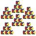 Lawei 36 Pack Juggling Balls for Beginners 2 Inch Soft and Durable Juggle Balls Kit Colorful Mini Juggle Ball Bulk for Juggler and Kids Four Sided Leather Matching Throwing Samll Ball Easy Grip - Image 2