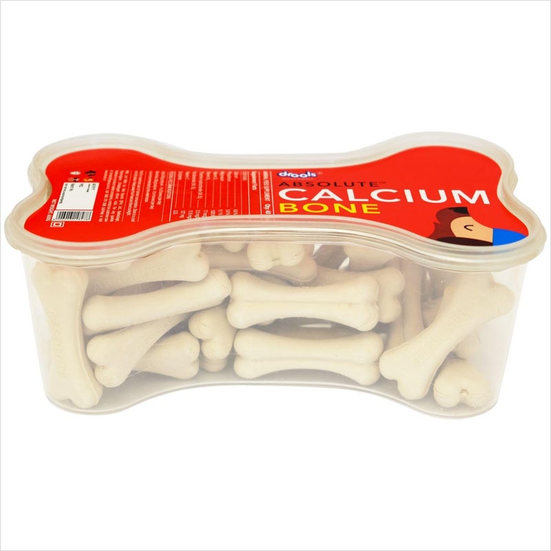 Drools Absolute Calcium Bone Jar, Dog Supplement Treat - 40 Pieces (600g) - Image 2