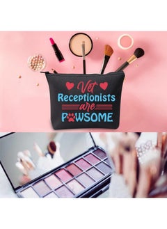 WCGXKO Veterinary Receptionist Gift Veterinary Gift Vet Receptionist Are Pawsome Zipper Pouch Makeup Bag (Vet Receptionist)  - Image 4