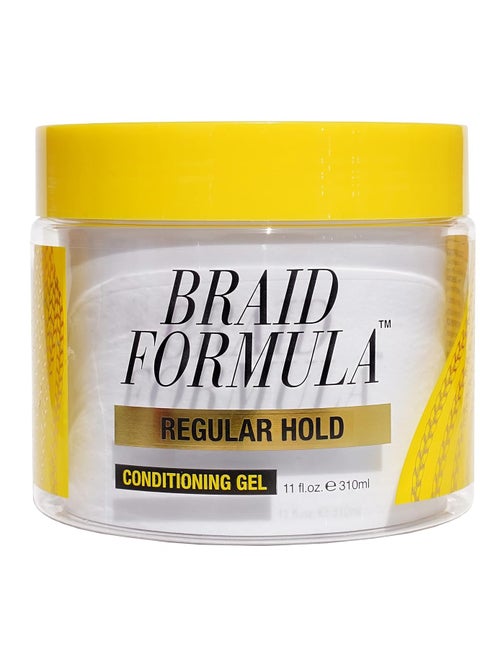 EBIN NEW YORK Braid Formula Conditioning Gel, Original/Regular Hold – Clean/Aloe Vera Scent, Shine, Braid Control, No Residue, No Flaking, Smoothing, Strong Hold - 11 fl oz /310 ml