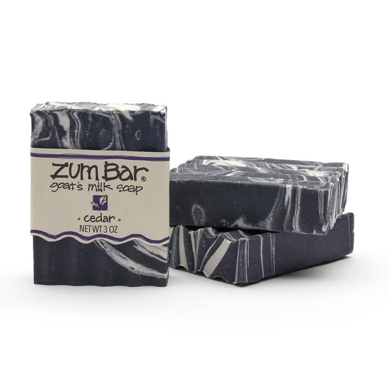 Zum Bar Goat's Milk Soap - Cedar - 3 oz (3 Pack)