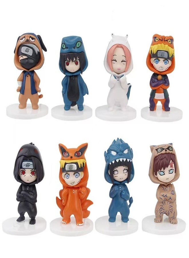 general Naruto Desk Figures 8 Pieces - Image 1