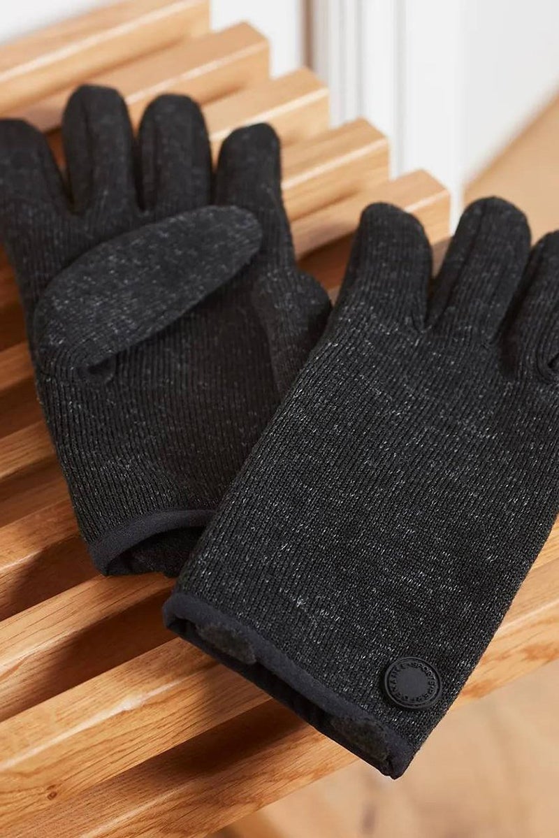 Tchibo قفازات صوفية محبوكة للنساء، رمادي فاتح - Image 1