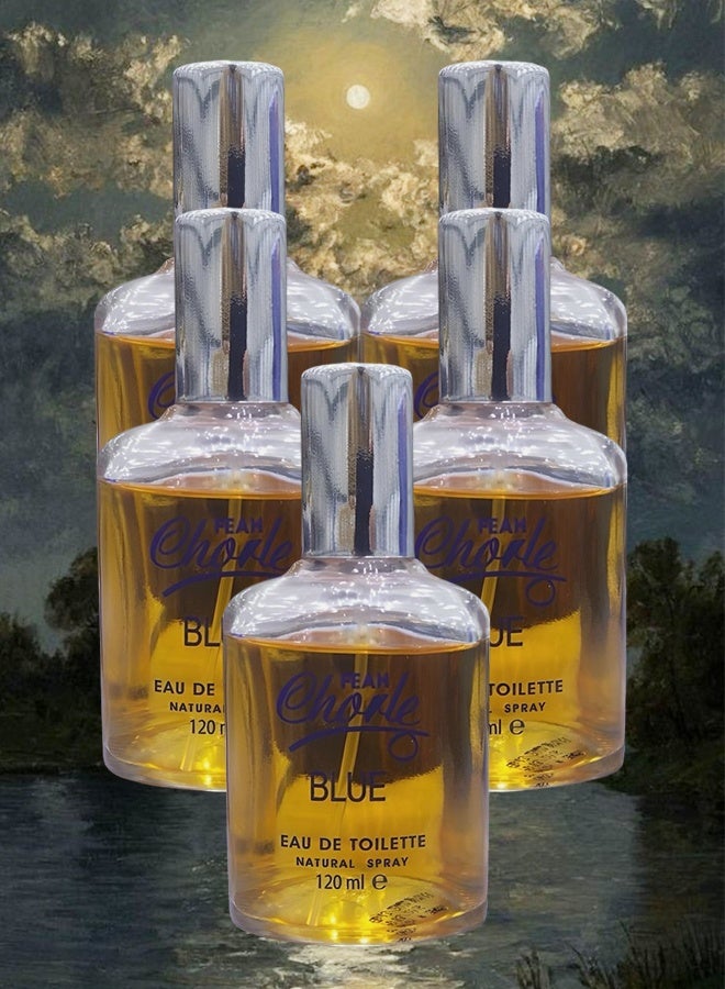 Cosmo Designs 5 Pieces Feah Chorle Blue Perfume For Men 120ml EDT - Image 1