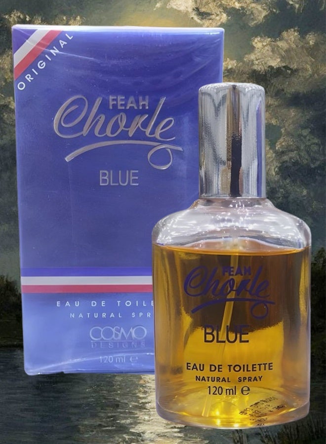 Cosmo Designs 5 Pieces Feah Chorle Blue Perfume For Men 120ml EDT - Image 2