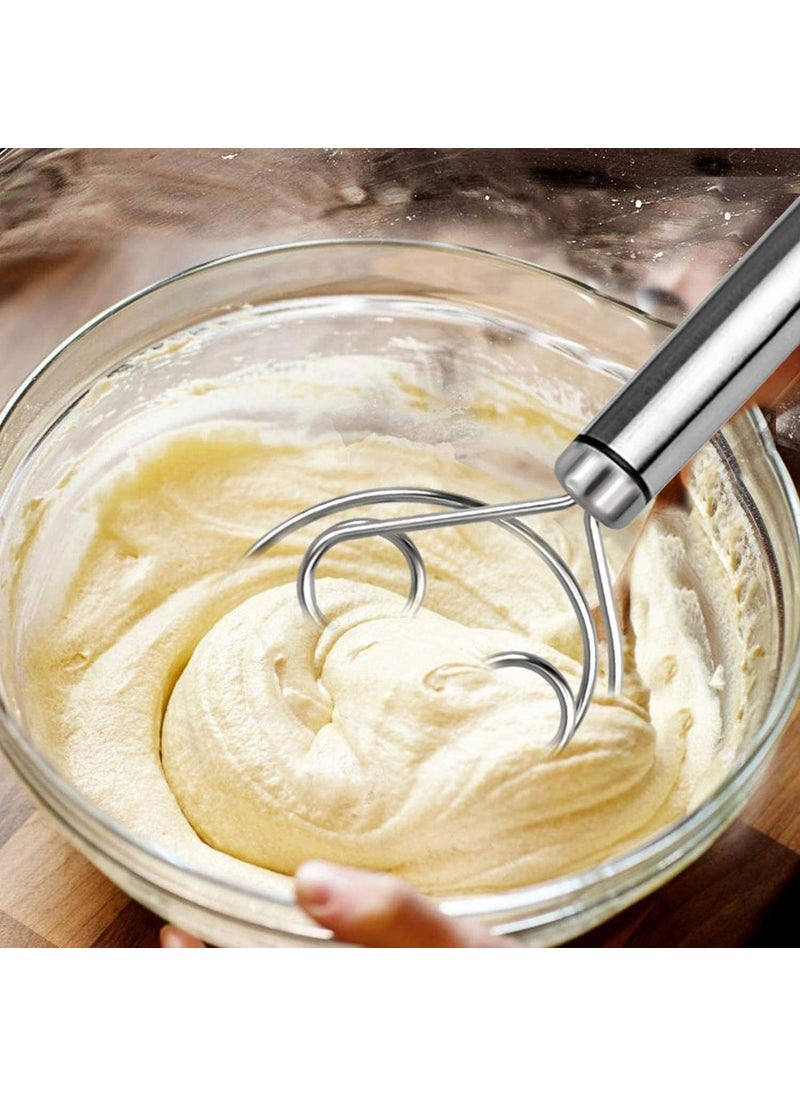 Prostuff.in Instakart Multifunctional Effortless Stainless Steel Dough Mixer with Hanging Hole Durable TimeSaving Mixing Stick Baking Tools Egg Beater for Home Kitchen Baking Accessories 1 Pcs  - Image 4