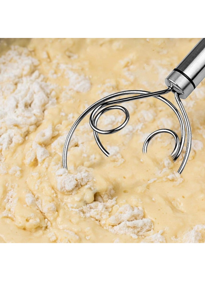 Prostuff.in Instakart Multifunctional Effortless Stainless Steel Dough Mixer with Hanging Hole Durable TimeSaving Mixing Stick Baking Tools Egg Beater for Home Kitchen Baking Accessories 1 Pcs  - Image 3