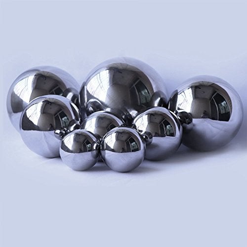Folytiy Durable Stainless Steel Gazing Balls Hollow Mirror Globe Floating Reflective Ball Polished Shiny Sphere for Home Garden Pond Outdoor Swimming Pool Decoration (10 Inch) - Image 4