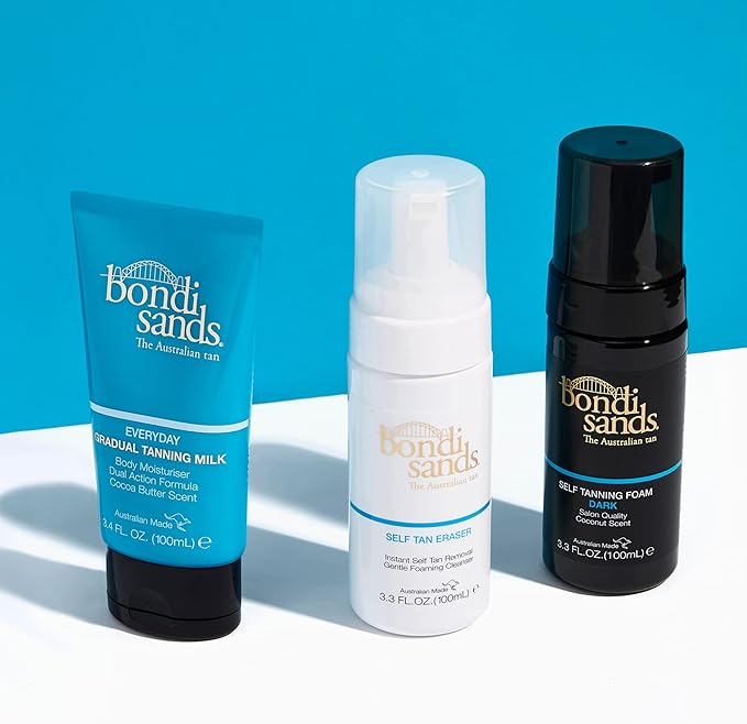 Bondi Sands Self Tan Eraser Lightweight Gentle Cleansing Foam Moisturises Skin and Quickly Removes Self Tan without Harmful Ingredients or Exfoliation Vegan Cruelty Free 100 mL33 Oz
