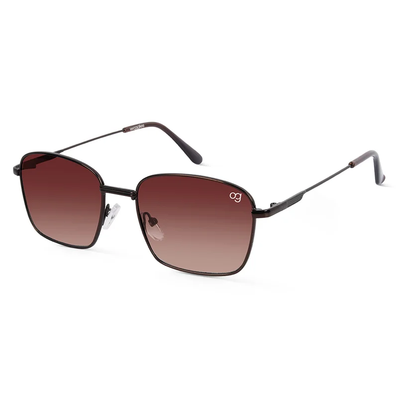 Woggles UV- Protected  Copper Rectangle Sunglasses