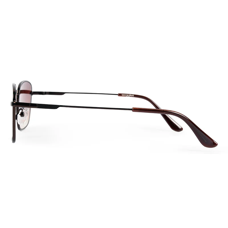 Woggles UV- Protected  Copper Rectangle Sunglasses