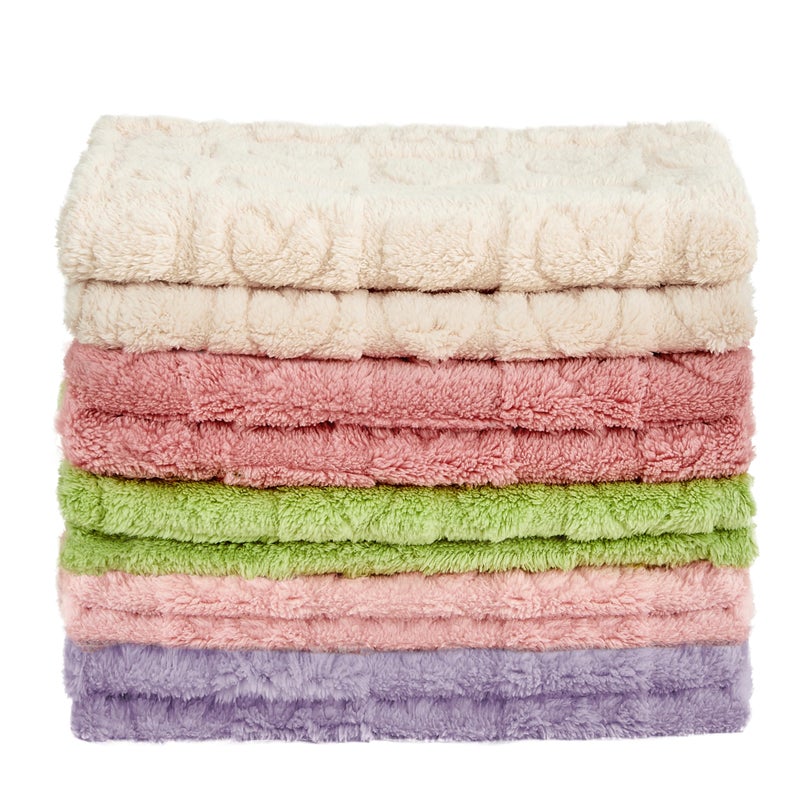 Yurhap Fleece Baby Blanket Heart Checkered Blanket, Ultra Soft Cozy Baby Blankets for Girls Boys, Fluffy Infant Toddler Newborn Receiving Blankets for Crib Stroller 30â€Ã—40â€ (Dark Pink) - Image 5