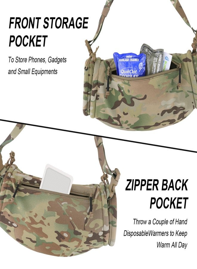 PETAC GEAR Tactical Hand Warmer,Portable Drop Waist Handwarmer Pouch for Hunting Golf Camping Fishing, Hiking, Football Winter Outdoor. (MC, One size fits most) - Image 3