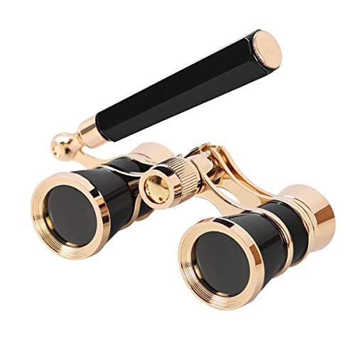 Aroncent Opera Glasses Binoculars 3X25 Compact with Adjustable Handle Theater Glasses, Mini Binocular for Adults Men Women in Opera Musical Concert(Black) - Image 1