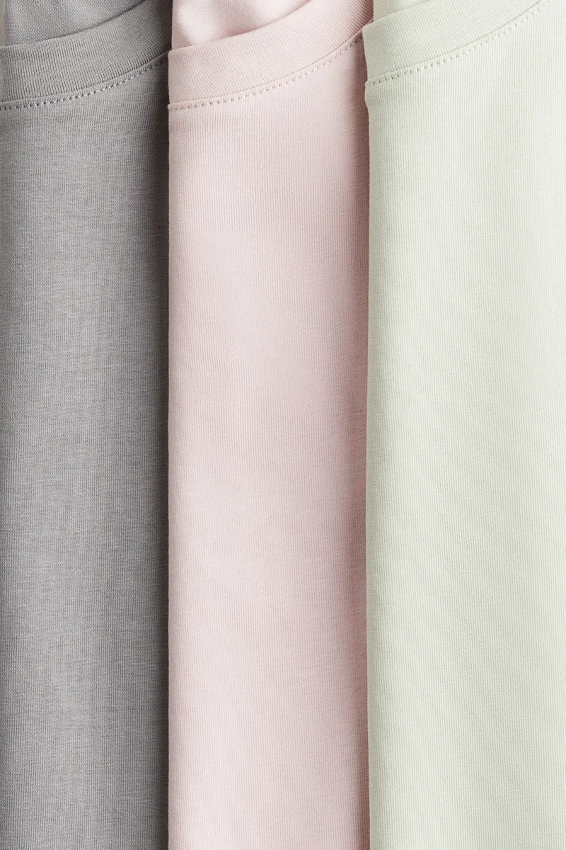 H&M 3-pack cotton tops