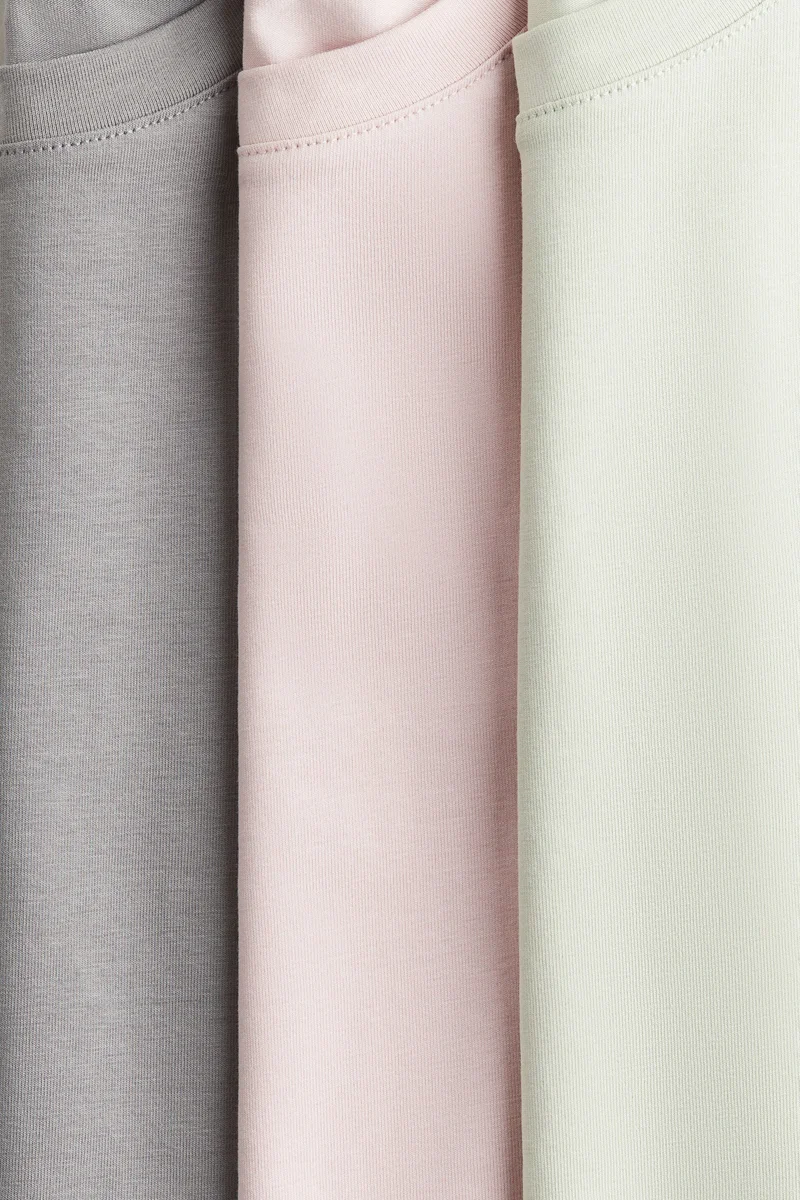 H&M 3-pack cotton tops
