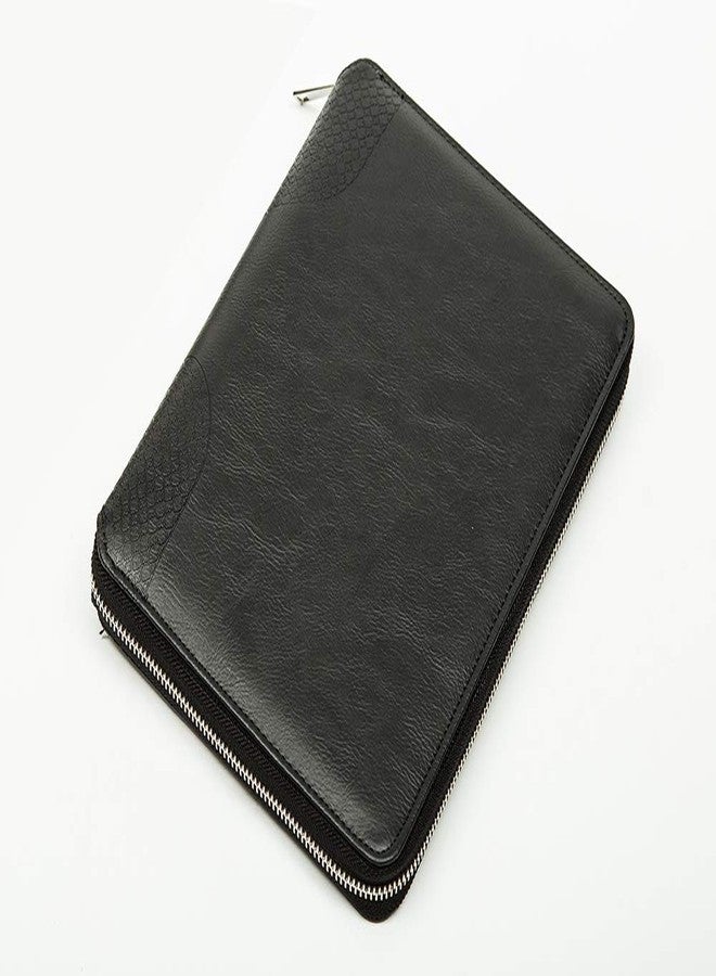 Viva Sterling B5 RIngbinder Diary Notebook 80gsm 200 Pages (Black) - Image 4