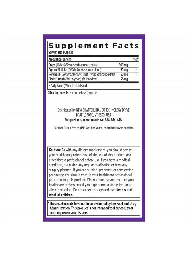 New Chapter Blood Pressure Supplement - Blood Pressure Take Care with Organic, Vegan Grapeseed + Black Currant + Non-GMO Ingredients for Blood Pressure Support - 60 Count - Image 5