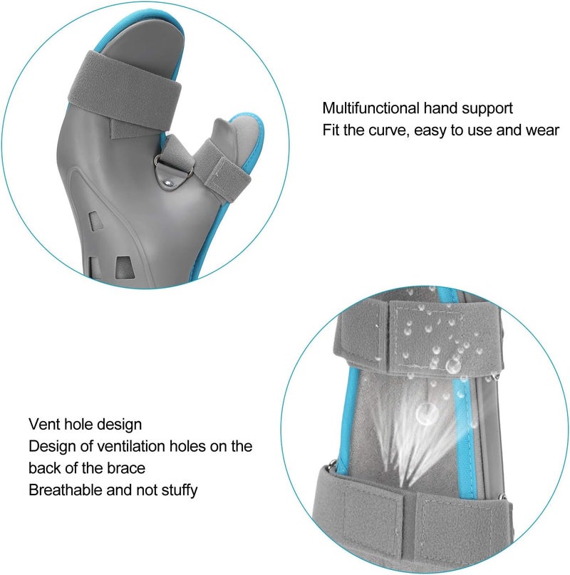 cheekyglo Wrist Support Brace, Adjustable Carpal Tunnel Wrist Brace Hand Fracture Fixed Strap, Wrist Support Sprain Carpal Tunnel Splint Fixation Device for Tendonitis, Arthritis, Sprains (Right Hand) - Image 4