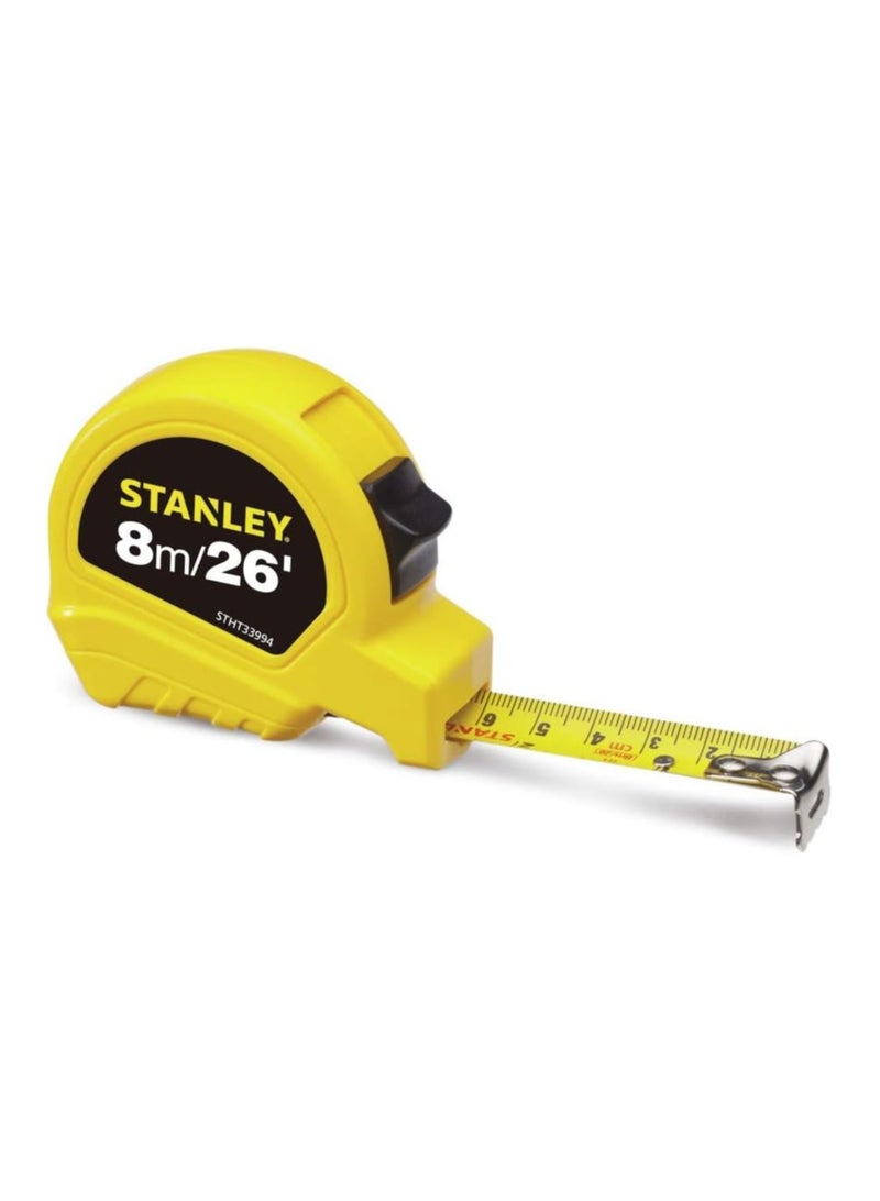 Stanly Stanley Bandmass (8 m, extra-starkes gebogenes Band, Polymer-Schutzschicht, Endhaken dreifach vernietet - Image 1