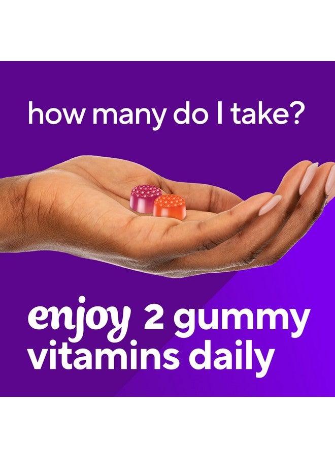 Vitafusion Vitamin D3 Gummy Vitamins for Bone and Immune System Support, Peach, Blackberry and Strawberry Flavored, 50 mcg Vitamin D, 75 Day Supply, 150 Count - Image 5