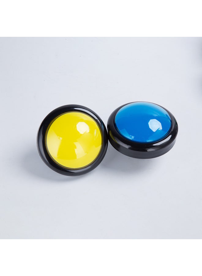 Yuanhenglizhen Anime Game Machine Start Button Good Sound Pass Button Beat Big Round Button 100mm-Product Color:Blue  - Image 2